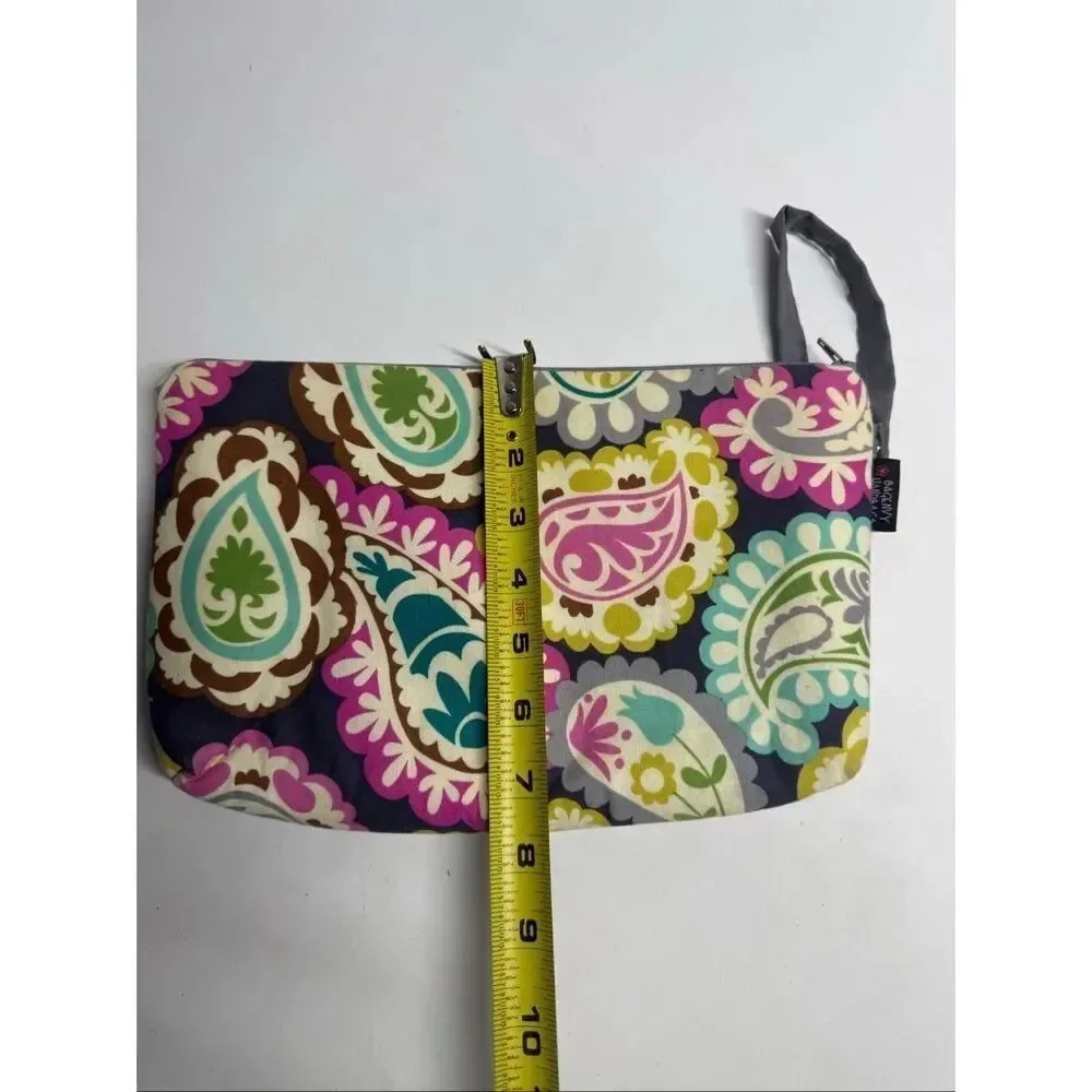 Bagenvy Paisley Minky Pouch Makeup’s Bag